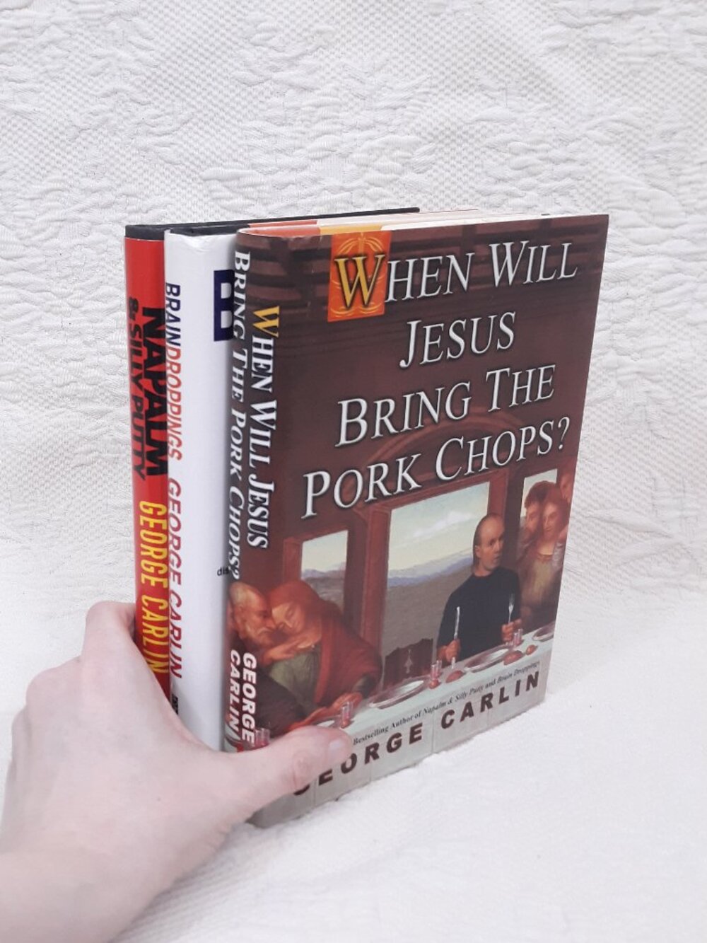George Carlin 3 Hardcover Book Set Brain Droppings Napalm Silly Putty Comedy - Picture 2 of 13